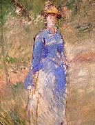 Edouard Manet Woman among the Plants France oil painting artist